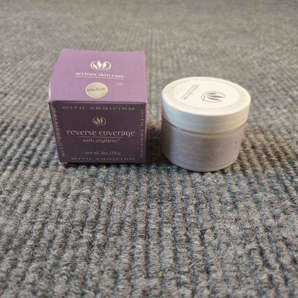 Serious Skincare Reverse Coverage With‎ Argifirm Medium Facial Cream 1oz